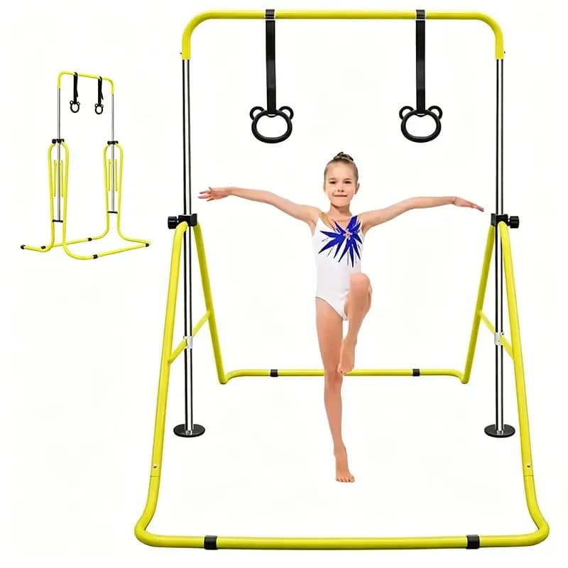 No Drill Doorway Pull Up Bar Portable Indoor Outdoor Trainer Unisex Kids Adults Home Workout Horizontal Bar Rack
