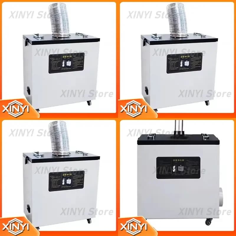 New Style 240W Pure Air Fume Extractor Industrial Smoke Purifier for CO2 Laser Marking Cutter Machine CNC Laser Engraving