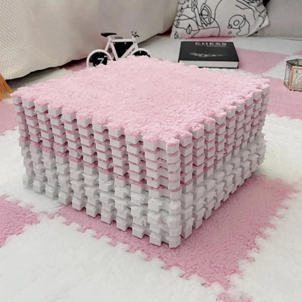 Morbido peluche tappetino per bambini giocattoli per bambini tappeto Puzzle in schiuma Eva tappetini da gioco per bambini caldi tappeti ad incastro tappeto per neonati 30*30*1cm