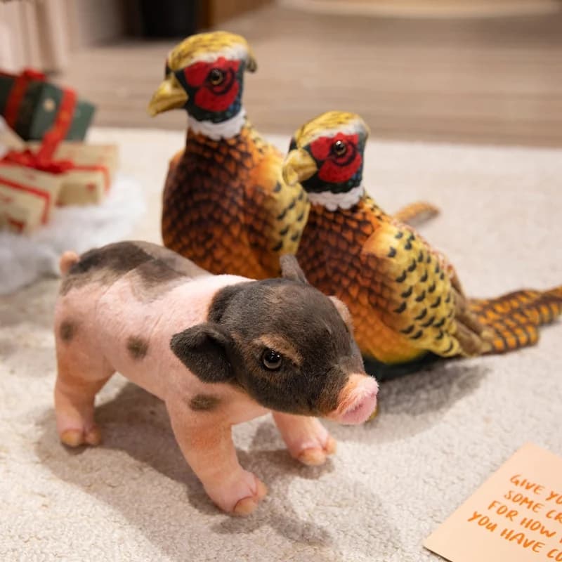 Realistici Kawaii Fledgling Uccello Giocattoli di peluche Animali di peluche Simulazione Vita reale Piggy Doll Prima educazione Prop Decorazione regalo per bambini