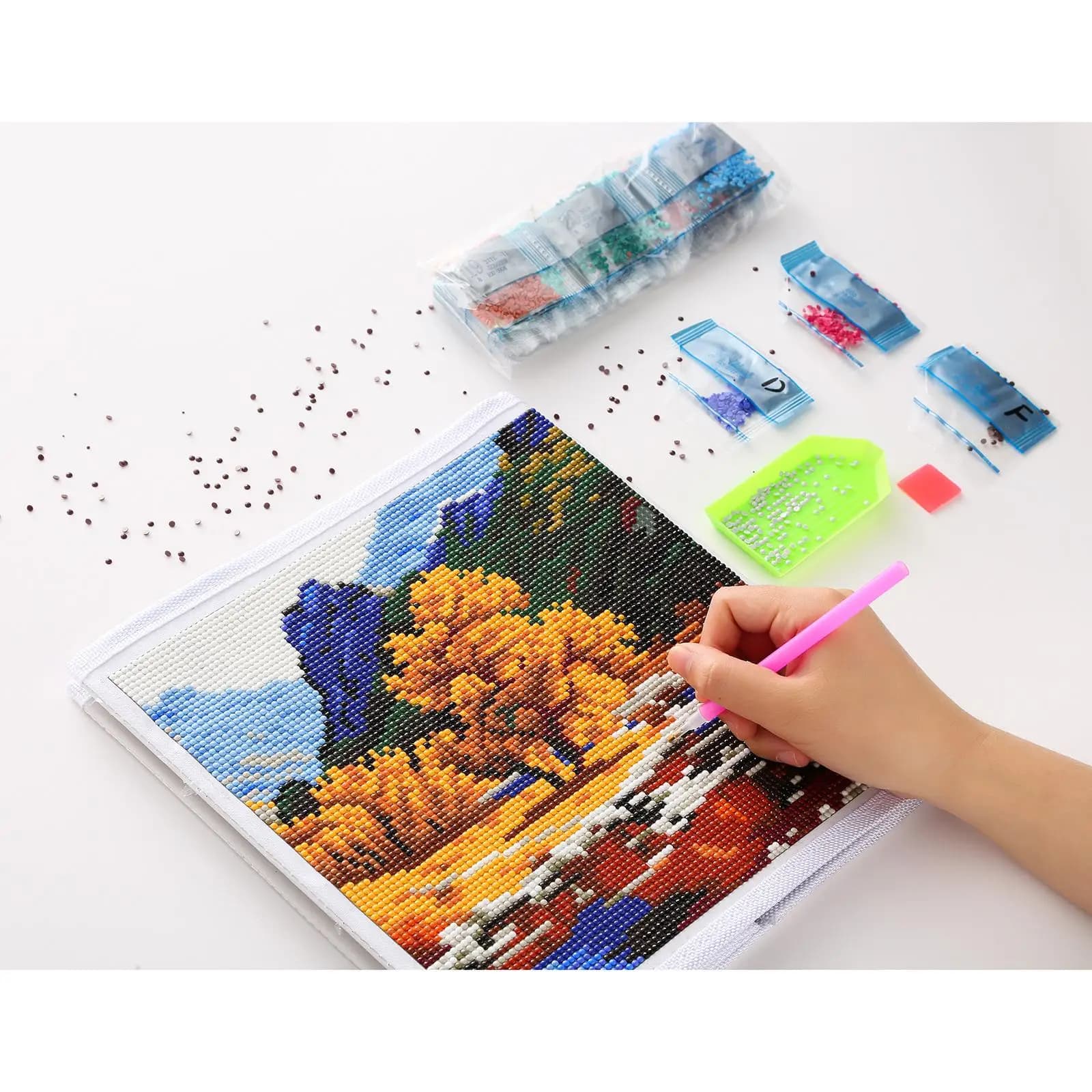 DIY Diamond Painting Storage Box Special Shaped Diamond Mosaic Household Items for Bedroom Cross Stitch Embroidery Diamond Art