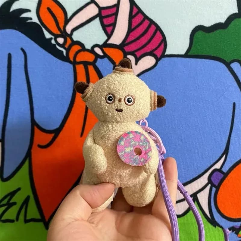 Portachiavi in peluche Makka Pakka, ciondolo morbido a forma di animale imbottito, personaggio di The Night Garden