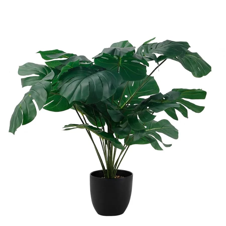 Realistic Artificial Potted Plants Faux Tropical Greenery for Home Office Garden Decor