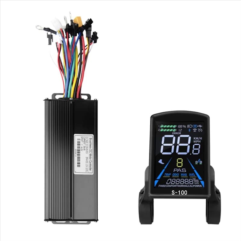 Kit controller onda sinusoidale 35A 36V/48V 52V S-100 misuratore display bici elettrica per accessori di modifica scooter e-bike