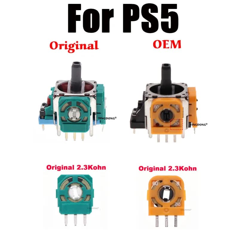 Parte di riparazione del Controller della maniglia ALPS sostituzione del modulo sensore Joystick Stick analogico 3D per accessori per Gamepad di gioco PS5