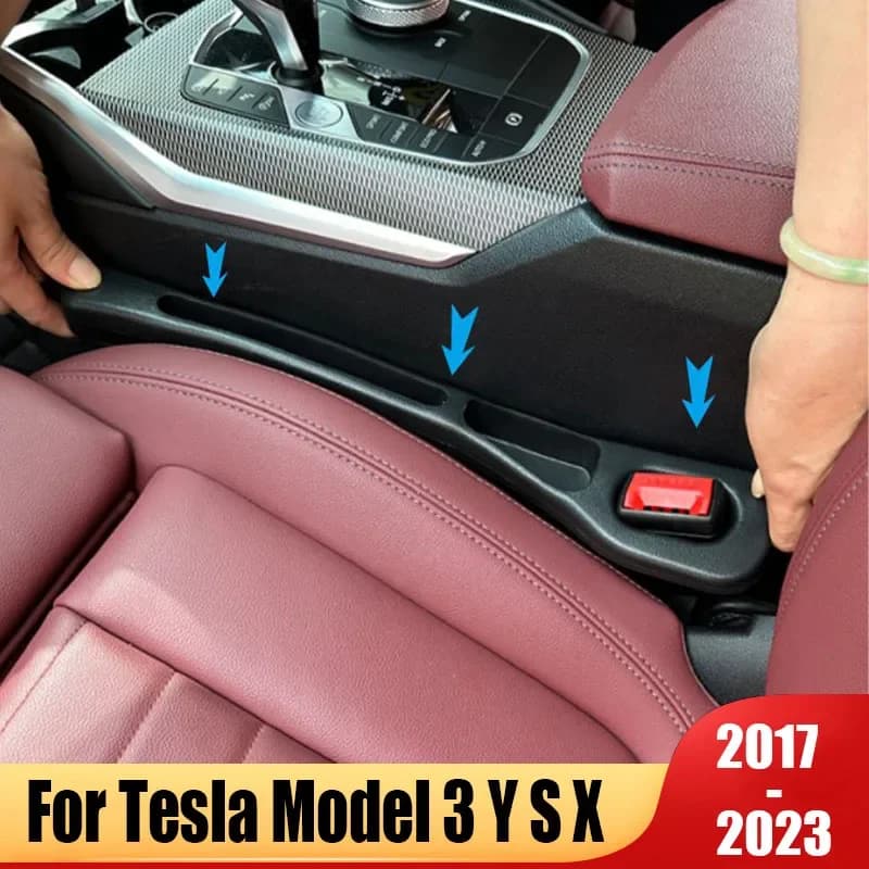 Per Tesla Modello 3 YSX 2017 2018 2019 2020 2021 2022 2023 2024 2025 Seggiolino Auto Gap Laterale Spina A Prova di Perdite Striscia di Riempimento Accessori