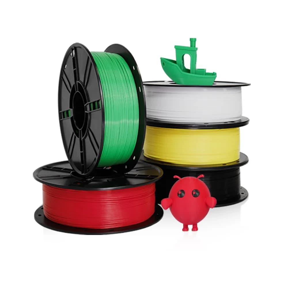 Filamento PLA 9 Colori 1.75mm 1KG Ciascuno - Set Filamenti per Stampante 3D, Ecologico, Sigillato Sottovuoto con Assorbente, Anti-Groviglio