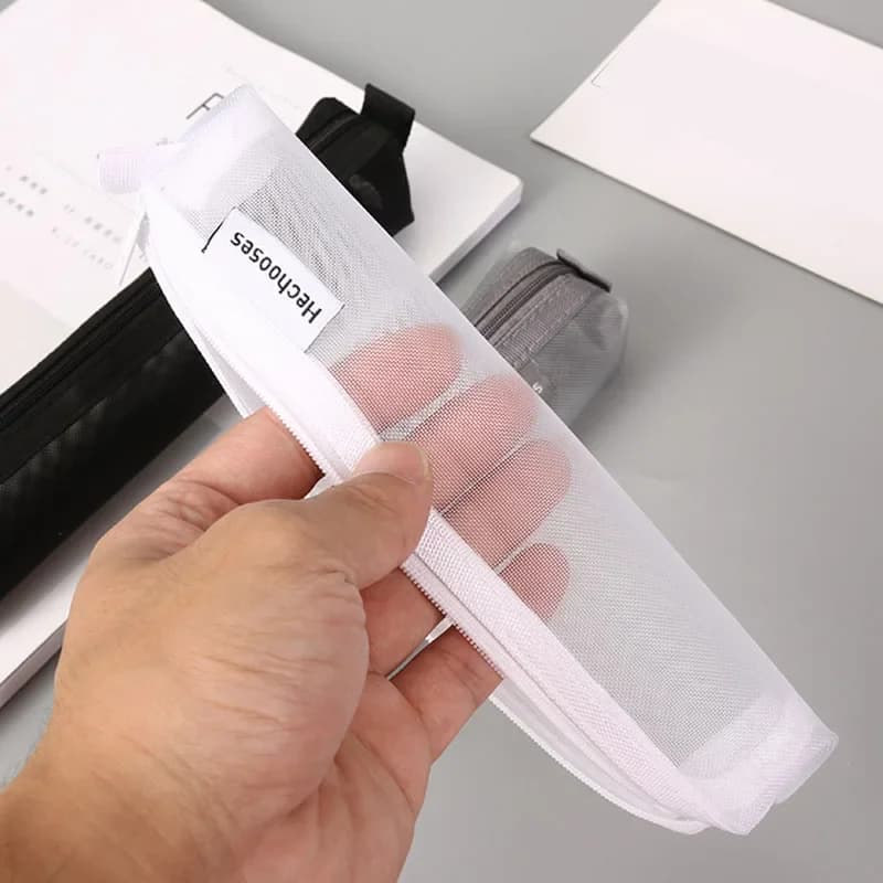 1PCS Makeup Brush Travel Case Cosmetic Toiletry Bag Organizer for Men Women Beauty Tools Mesh Kit Pouch Wash Storage Accessories