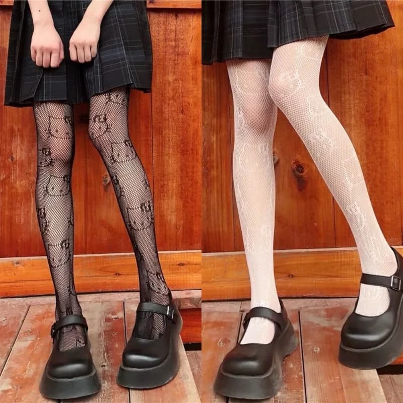 Collant a rete traforati Sanrio Hello Kitty Va Va Voom, un regalo per la fidanzata