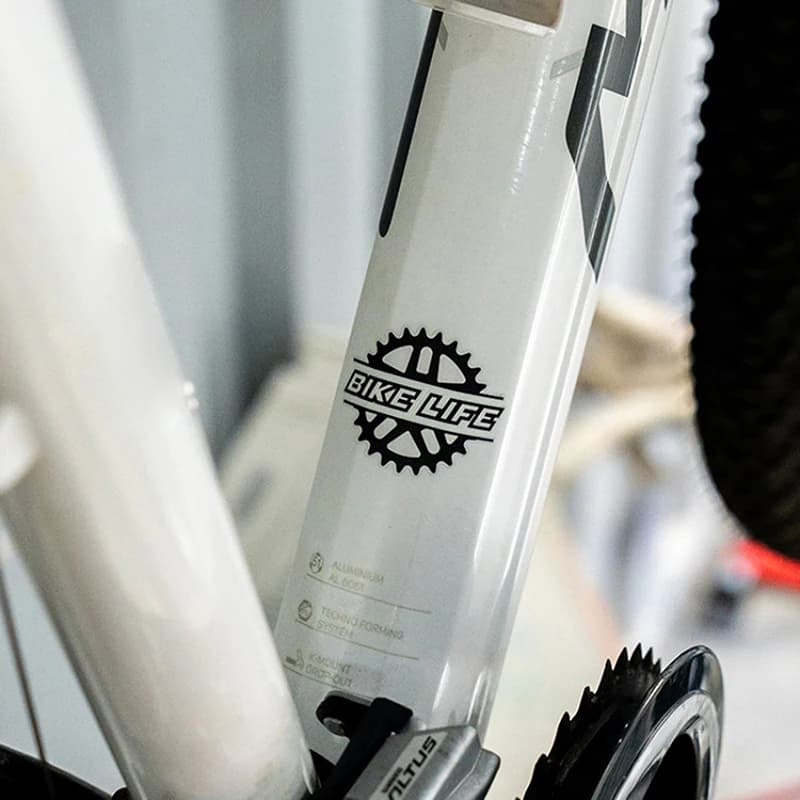 1 pezzo BIKE LIFE impermeabile decorativo in vinile telaio bici tubo superiore casco moto bici adesivi decalcomania accessori