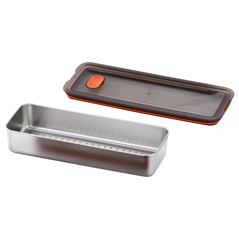 Contenitore per Bacon, Scatola per Conservazione Alimenti Freschi, Contenitore per Carne da Frigorifero, Contenitore Ermetico per Bacon, Organizzatore per Frigorifero