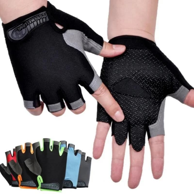 Cycling Gloves Half-Year Cycling Gloves Anti-slip Anti-Slip Breathable Sports Gloves for Gym Exercises Absorbing Shots