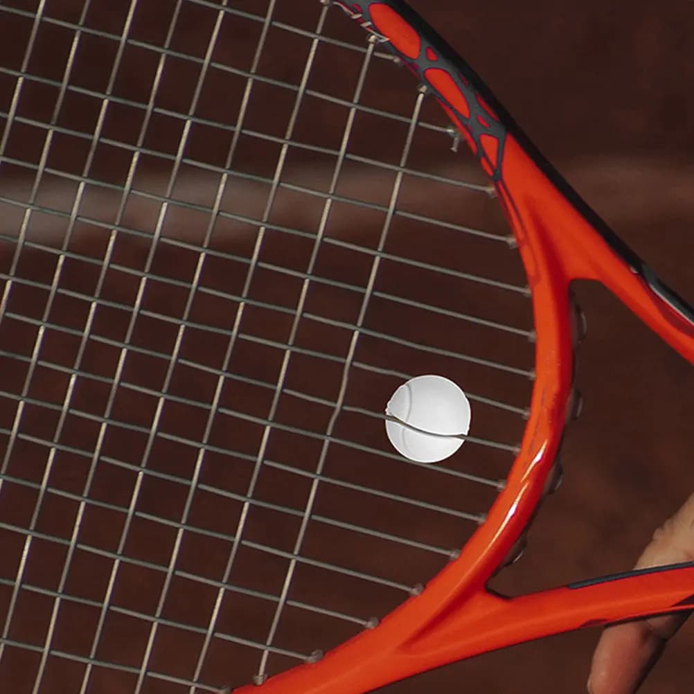 2Pcs Tennis Racket Dampener Small Lightweight Plastic Tennis Vibration Dampener Easy Install Non Slip Shock Absorber Gift