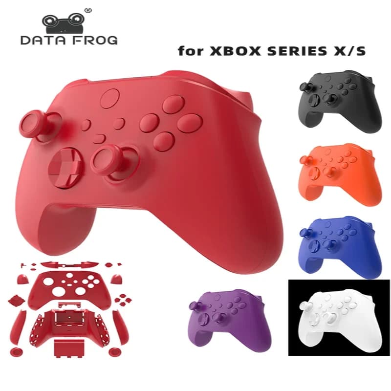 Custodia a conchiglia con custodia a forma di rana dati custodia di ricambio per custodia a conchiglia opaca per accessori per Joystick per Controller Xbox Series X 2022