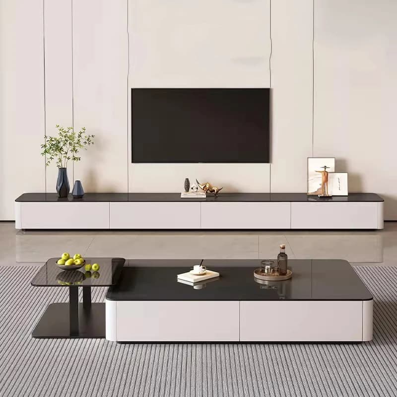 Supporti TV minimalisti estetici Console da soggiorno Monitor da pavimento Tavolo TV Designer Storage Muebles Para Tv Mobili italiani