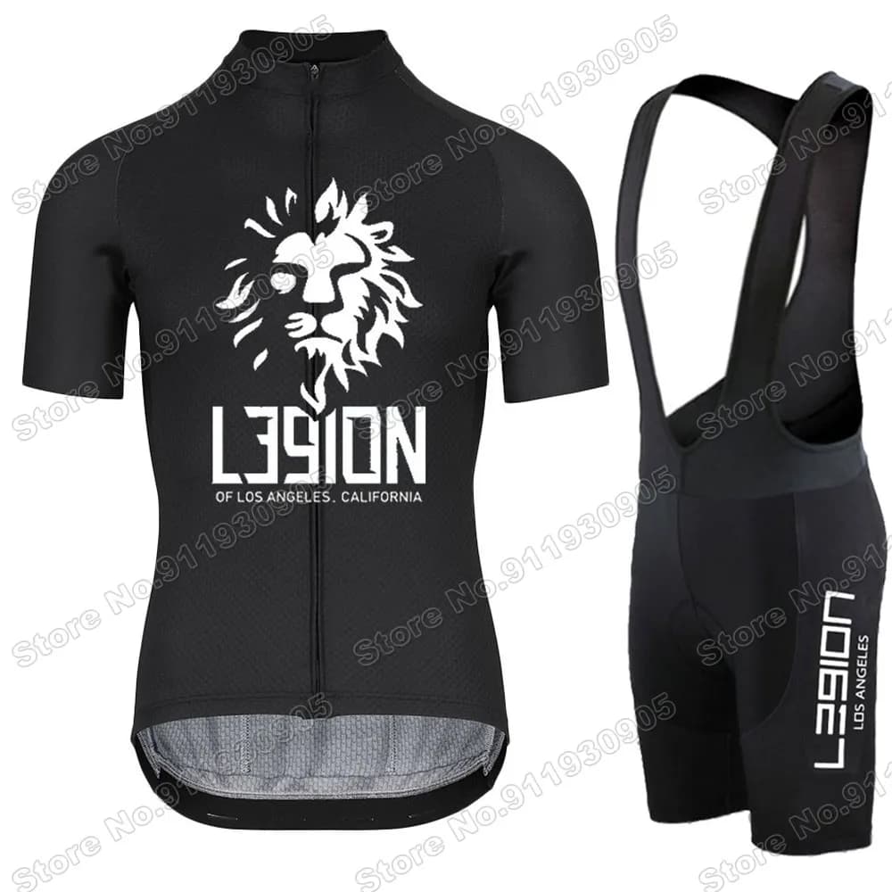 LEGION OF LOS ANGELES 2024 Team Men's Cycling Jersey Set Summer Cycling Clothing Shirts Cycling pants MTB Ropa Maillot