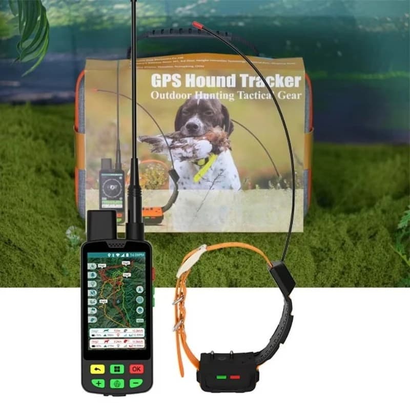 4G GPS Dog Collar with Radio Tracking - Real-Time Location for Hunting Dogs Waterproof IP68