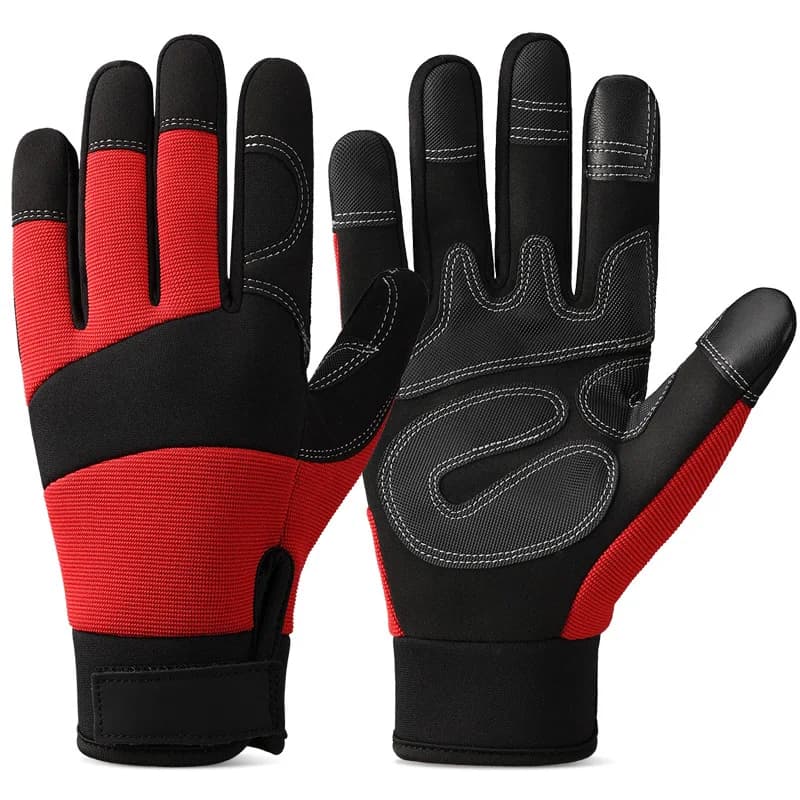 Microfiber gardening gloves, touchscreen, non-slip, wear-resistant, flexible work protective labor protection gloves