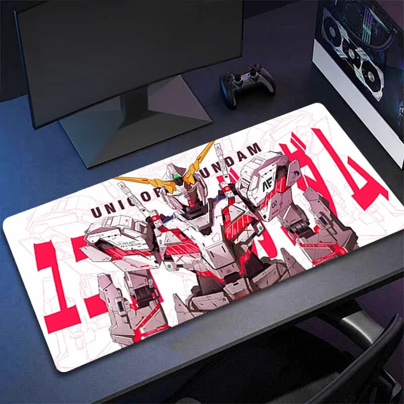 Kawaii Mouse Pad Anime Gabinete Gamer Computer Mobile Suit Gundam Desk Mat Keyboard Anime Gaming Accessories Mousepad