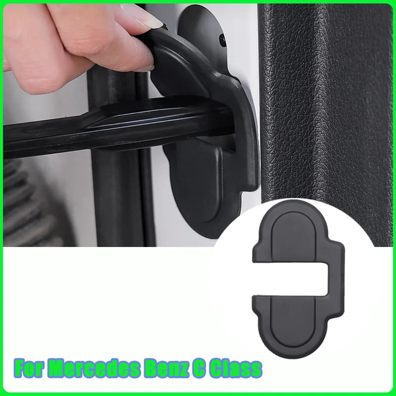 Auto Porta Limitatore Copertura Protettiva Serratura Della Porta Fibbia Trim Per Mercedes Benz Classe C W206 GLC X254 2023-2025 Accessori Interni