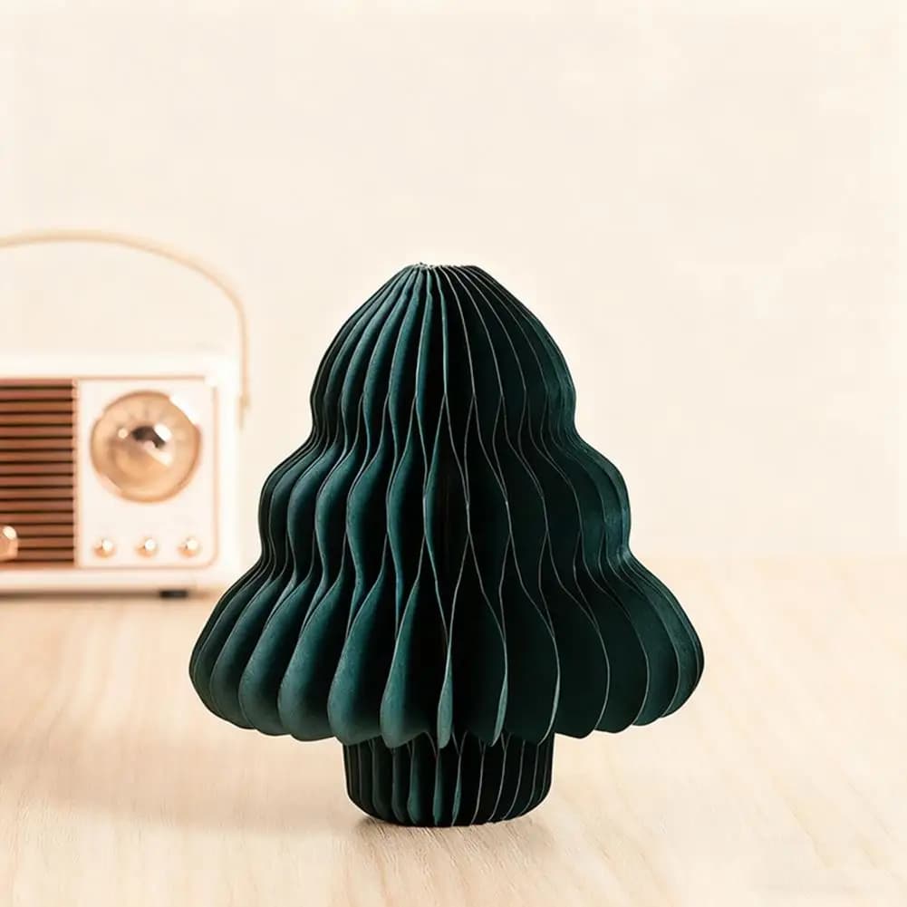 3/4Pcs Christmas Tree Ornament Easy Assembly Geometric Origami Christmas Tree Festive Table Xmas Tree Merry Christmas Home Decor