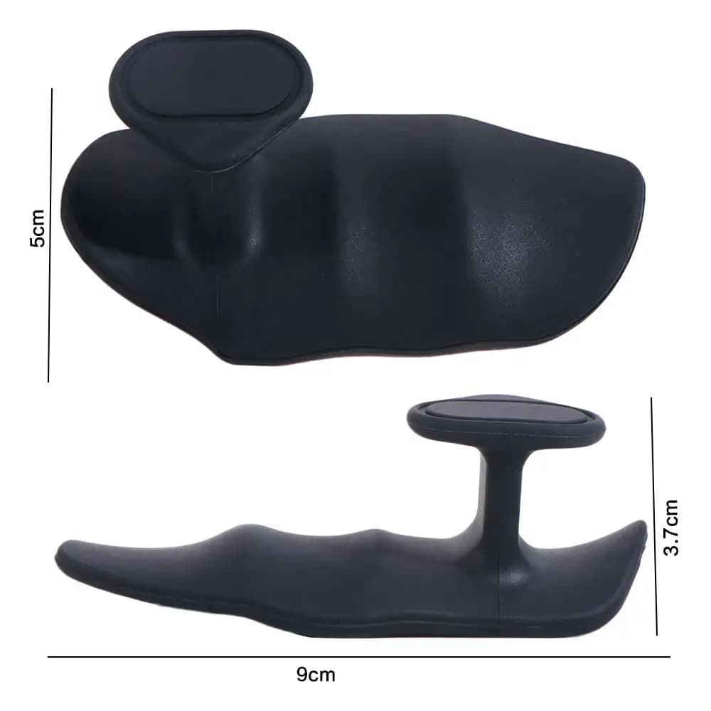 1 pair of ergonomic handles for weight lifting, anti-slip elastic gym gloves for training, soft silicone palm handles, weight lifting