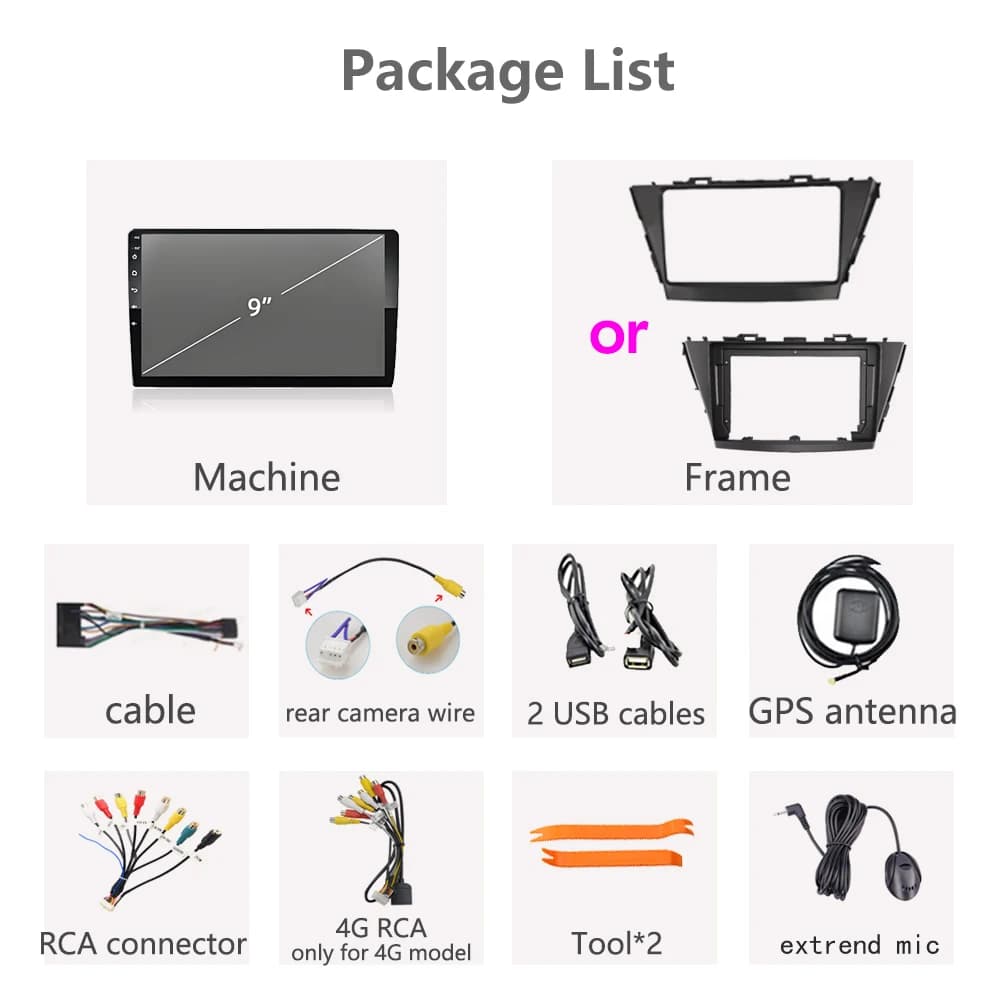 Android 16 Car Radio For Toyota Prius Plus V Alpha LHD RHD 2012- 2016 2017 Multimedia Video Player Navigation GPS Head Unit 4G