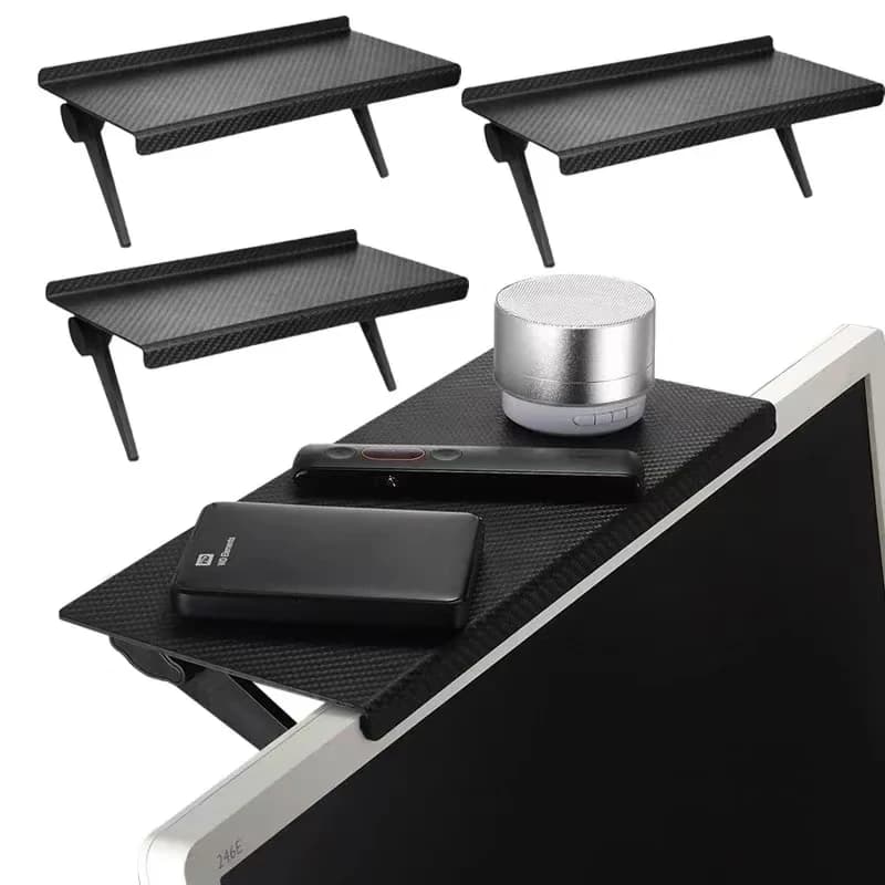 Wall shelf Adjustable TV screen Rack Monitor for computer Table display Router Organization and home storage
