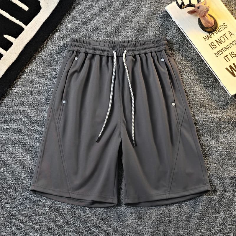 Men Outdoor Volleyball Sports Sweat Absorbing Quick Drying Five Minute Shorts Fashionable and Trendy Loose Sports Casual Shorts