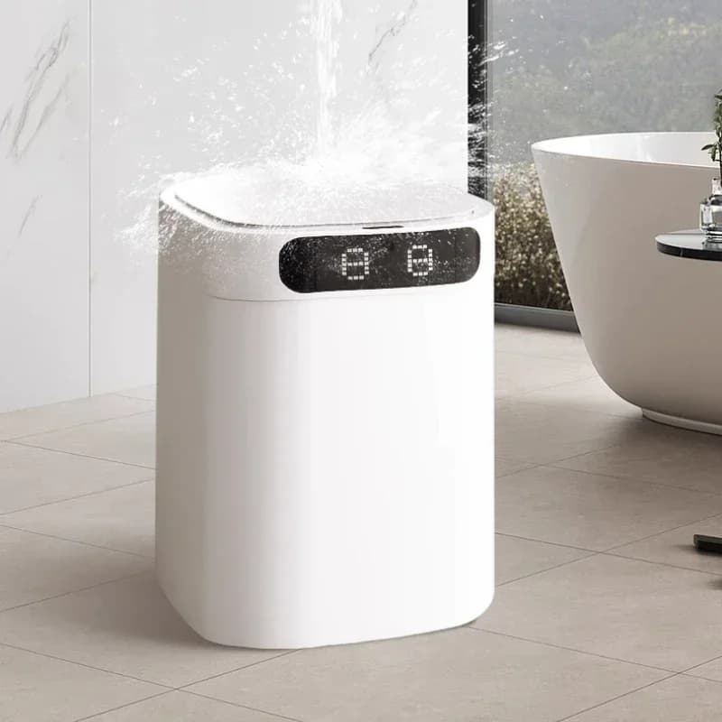 Cestini per Rifiuti Automatici con Sensore, Lussuosi Contenitori Intelligenti per Alimenti, Bidoni per Rifiuti da Cucina, Cestini per Riciclo, Cestini per Bagno