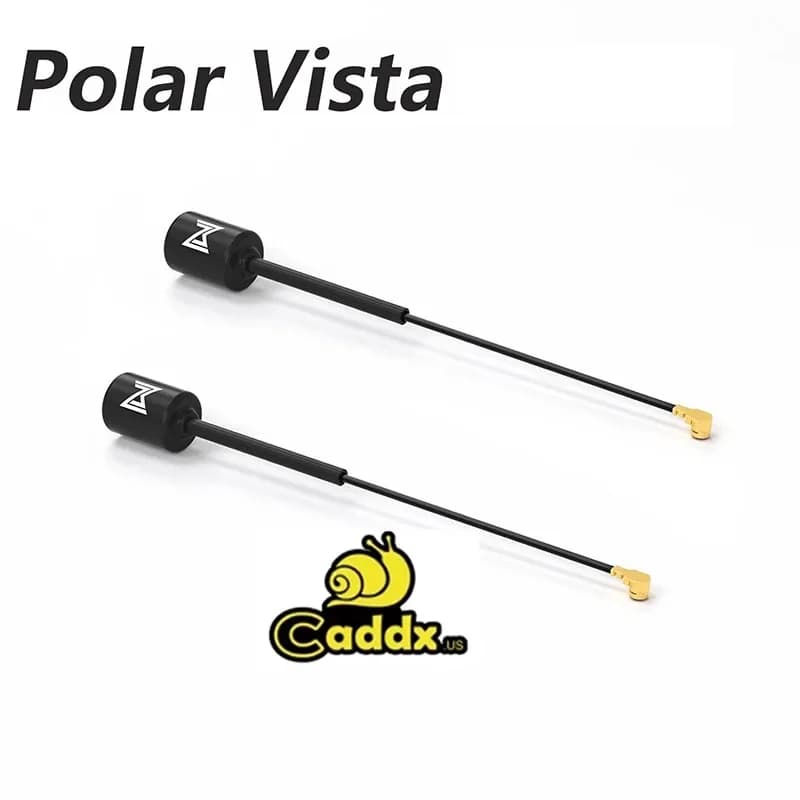 2 pz CADDX Polar Vista VTX Antenna 5.8G 105MM UFL Unità Aria Polar Starlight Antenna HD Digitale