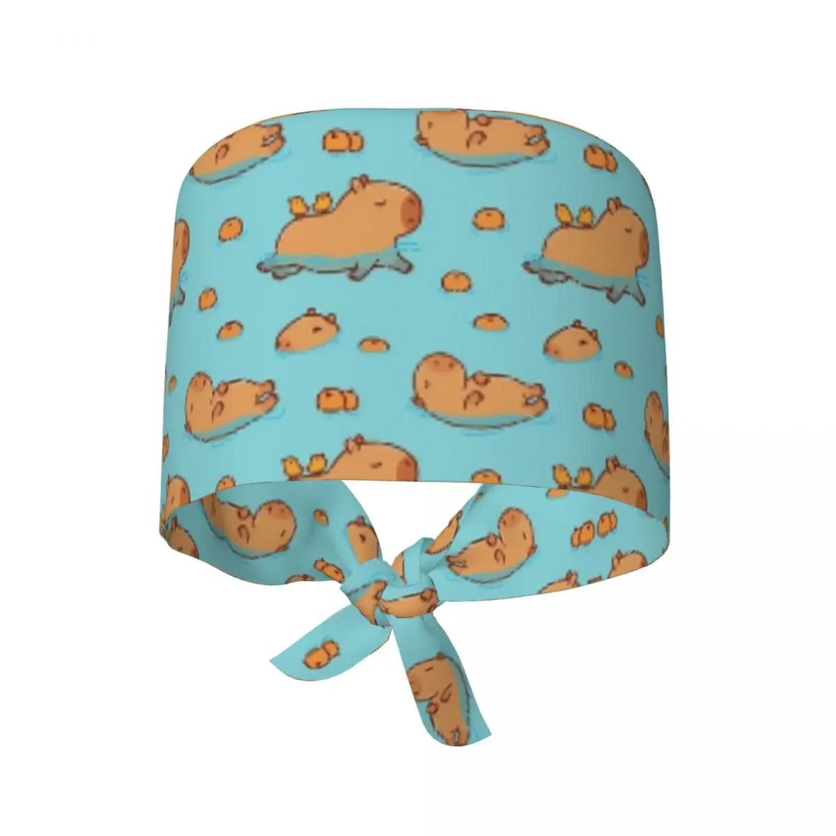 Personalized Capibara Cleaning for Swimming Work cap Cool Man Woman Nice animal Scrub Cap Surgical Hat Nurse Scrub Nurse Hat Nurse