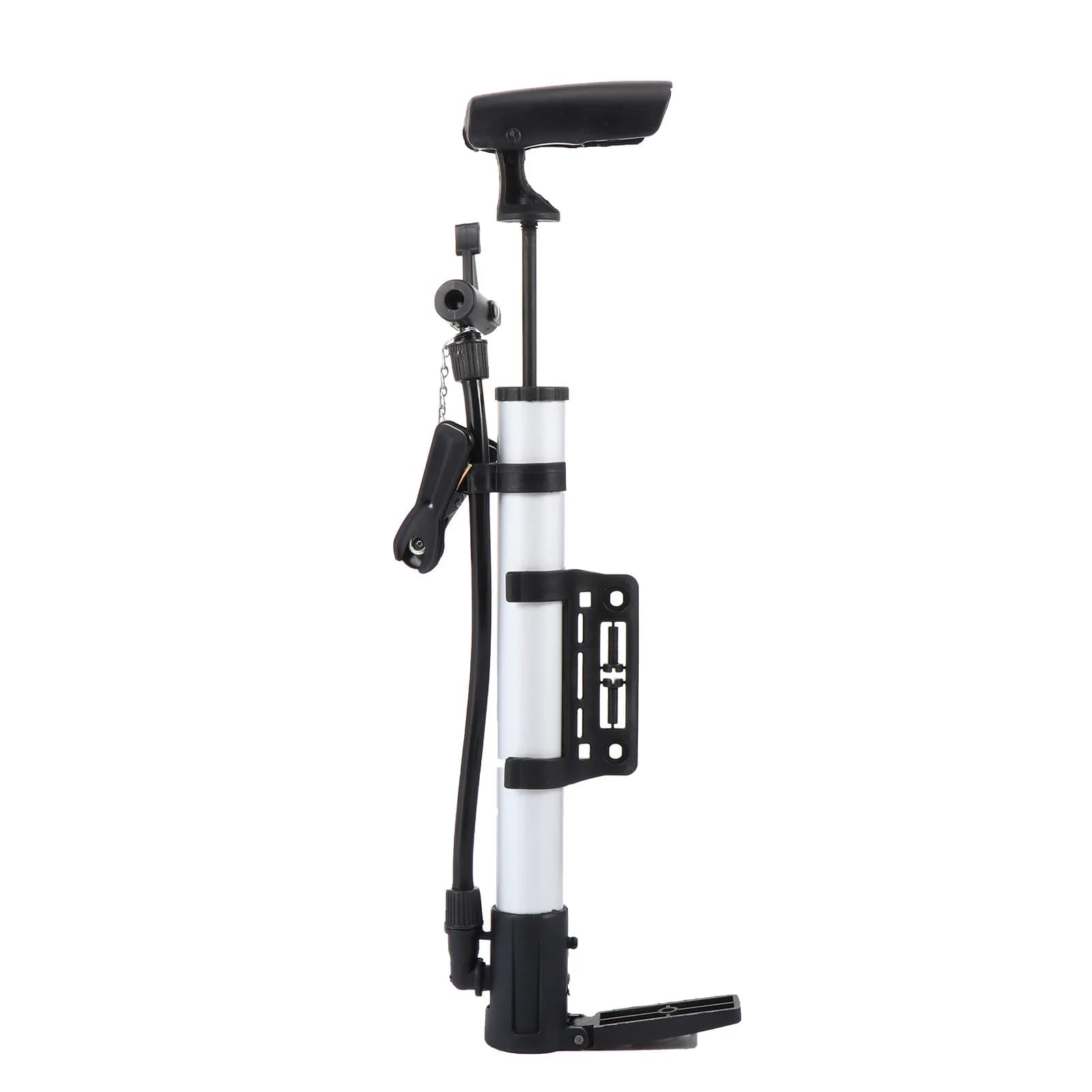 Mini Bike Pump Portable Aluminum Alloy High Pressure Air Inflator for Bicycle Motorcycle Tires Fast Inflation