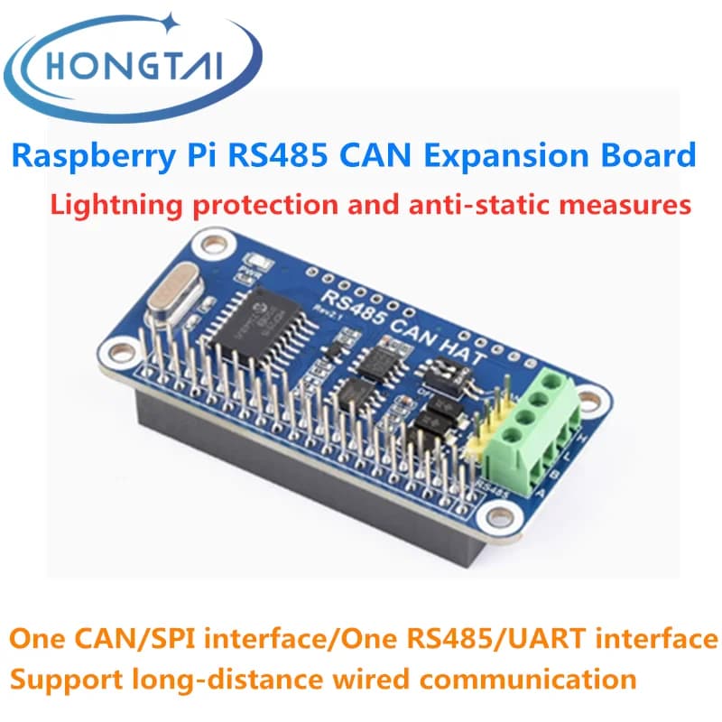 Scheda di espansione Raspberry Pi 4B/3B+/Zero W RS485 Modulo CAN Modulo di comunicazione UART Spedizione gratuita