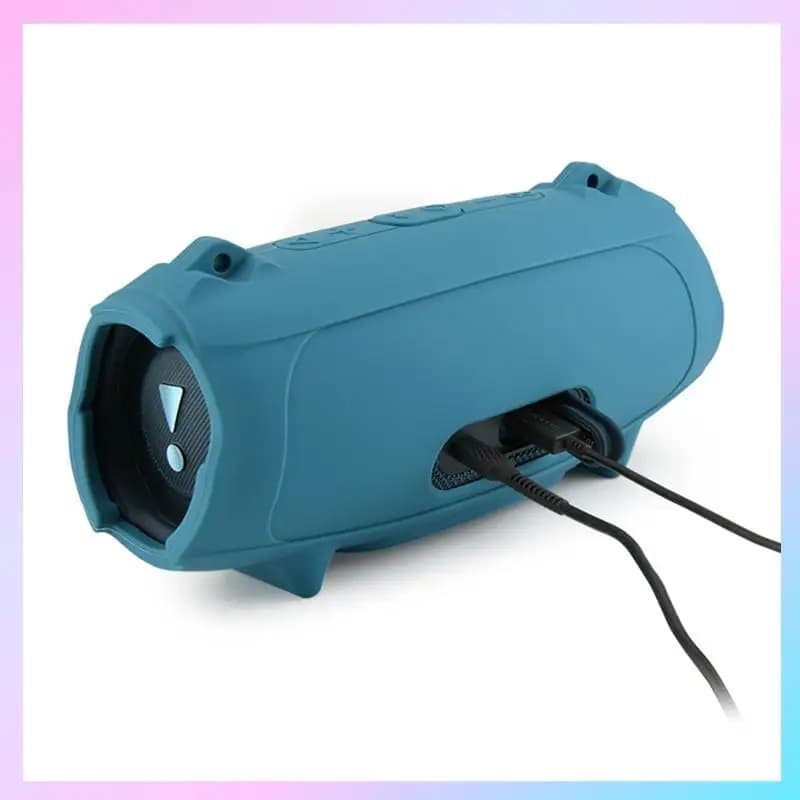AB25 Silicone Case for Charge 5 Portable Bluetooth Speaker, Leather Soft Case for Charge5 Speaker Accessories