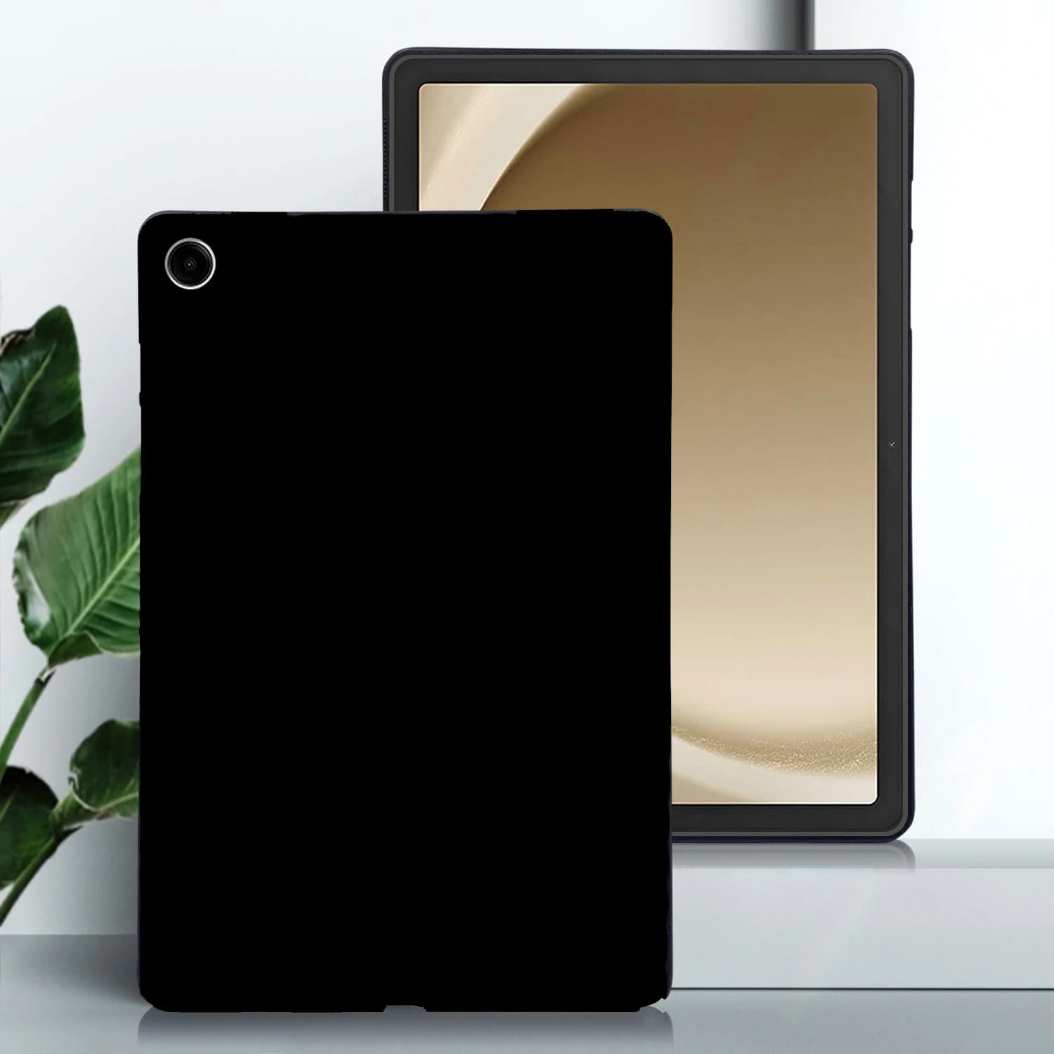 Silicone Tablet Case for Samsung Galaxy Tab A9 + 8.7 Plus S6 T860 Case Tab A8 X200 S6 Lite P610 S7+ S9 FE Plus TPU Black Shell