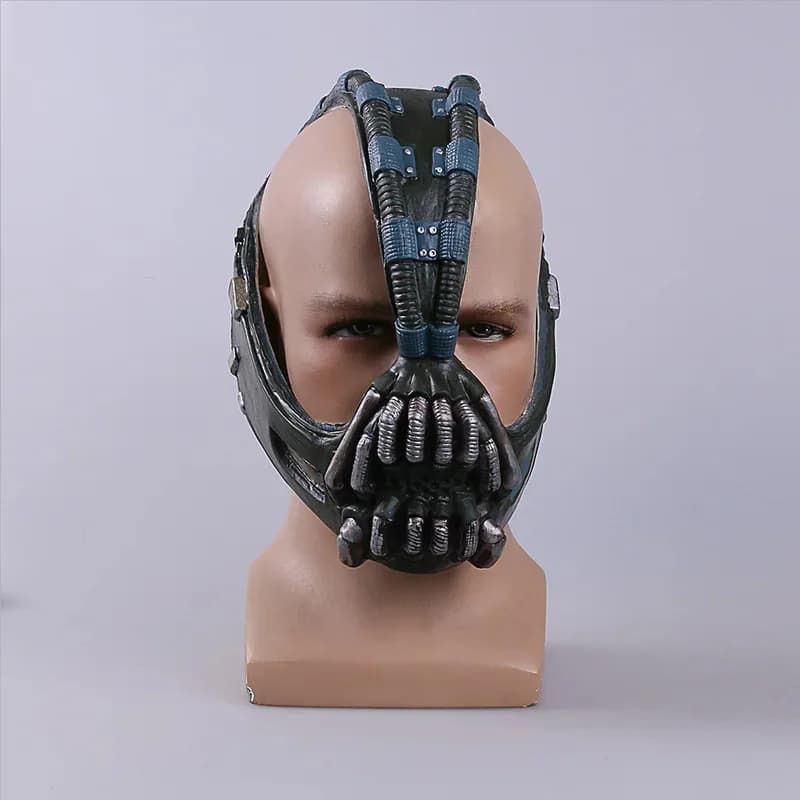 Pipistrello Cavaliere Oscuro Orrore da uomo Divertente Maschera in lattice Costume di Halloween Ball Bane Helmet6;d'3,h'7.b;