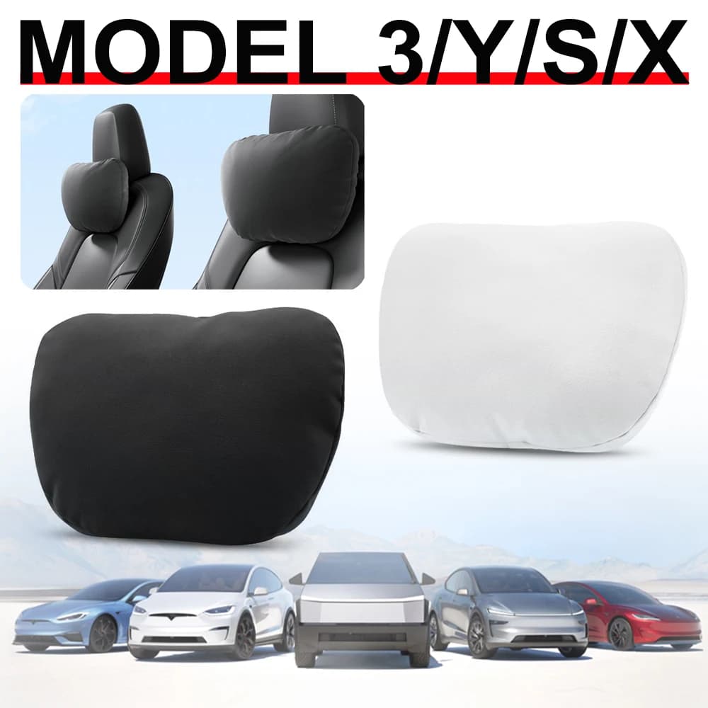 Cuscino Poggiatesta per Auto Tesla Model 3 S X Y Juniper Cybertrunk, Cuscino Protettivo per il Collo, Accessori per Viaggi