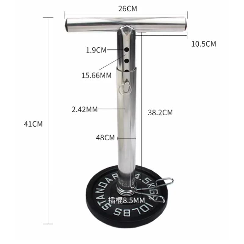 Adjustable Handle for Kettlebell, Home and Commercial Training Tool, for Hips and Back Exercises