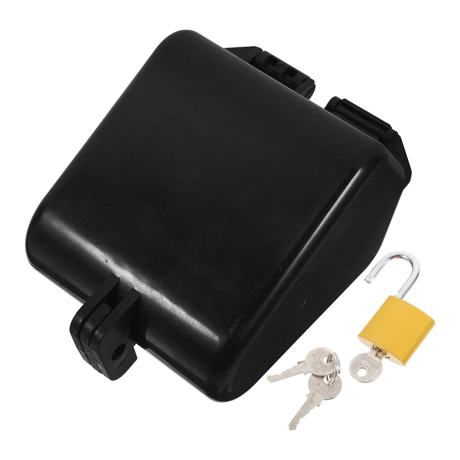Outdoor Water Spigot Lock Keyed Faucet Protector for Garden Hose Bibs Anti-Theft Rainproof Easy Installation Metal Spigot Cover