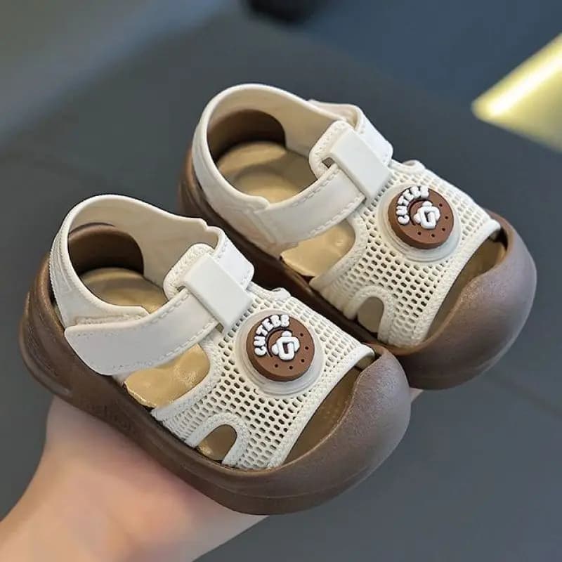 Sandali per bambini economici, scarpe da spiaggia estive, sandali per neonati, morbidi e traspiranti in PVC, sandali chiusi per bambini e bambine.