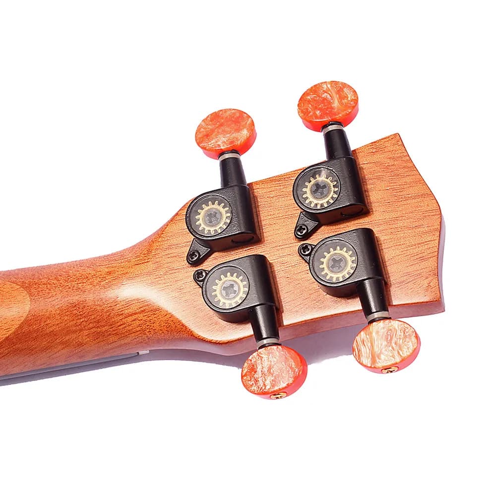 Mini Ukulele 45x15x45cm con Top in Abete Massello, Fondo e Fasce Laminati, Strumento per Principianti, Ideale per Viaggi, Corpo Pieno