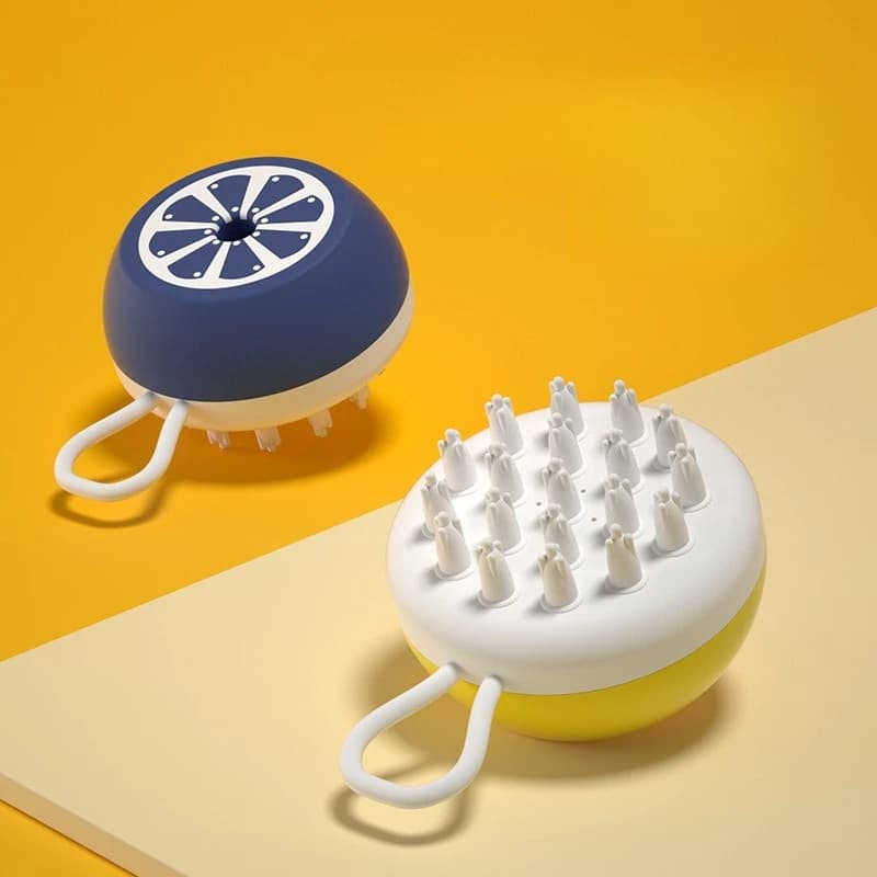 pet bath brush, silicone massage shower brush, dog cat grooming scrub brush, puppy kitten bathing supplies, accesoir chien