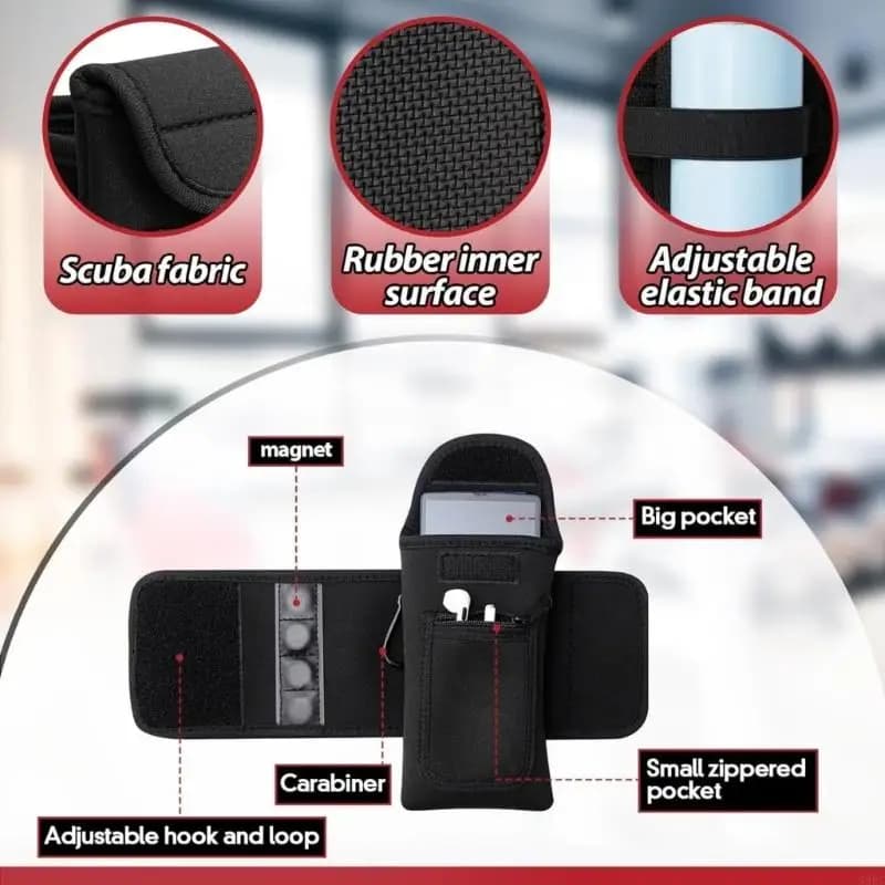 Support for phone with sports arm band for racing, fitness hiking with elastic strap that prevents and
