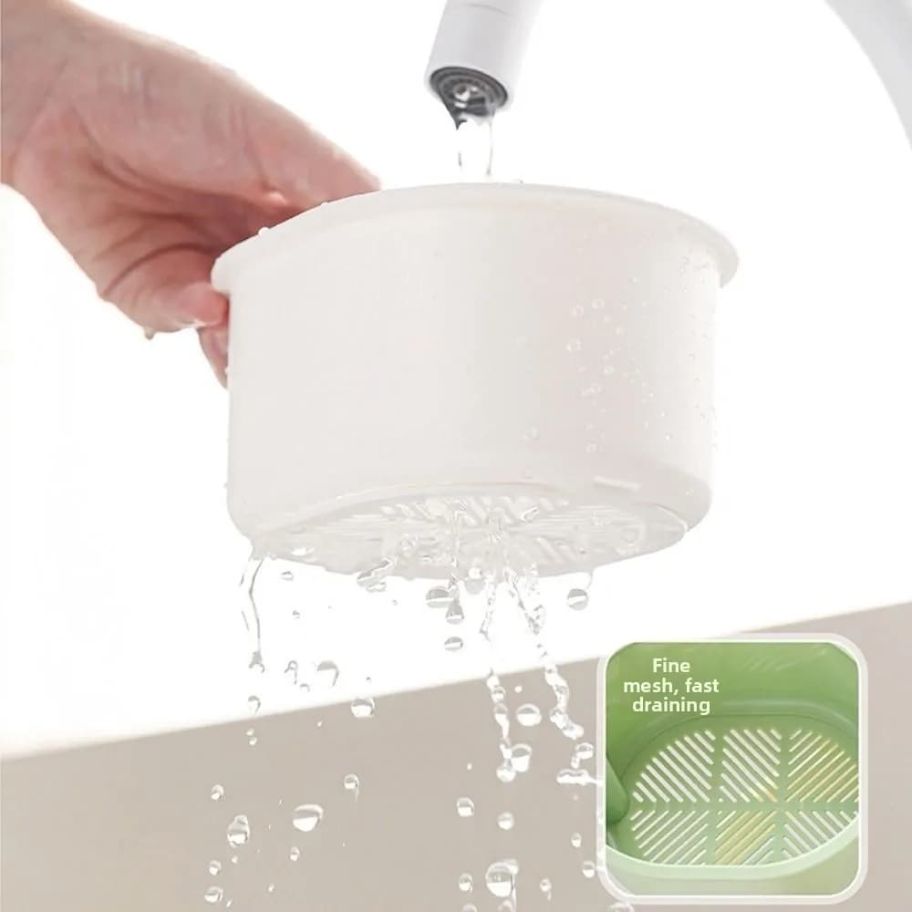 Lavello inferiore apribile Cestello di scarico sospeso Pressa Dumping Rifiuti Versatile portaoggetti per lavello Separato creativo