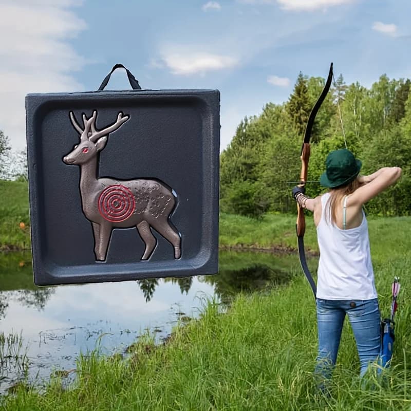 Tiro con l'arco portatile Bersaglio di cinghiale Tiro con l'arco 3D cervo Animale Bersaglio Tiro al bersaglio Giocattoli per caccia all'aperto Pratica di tiro Formazione