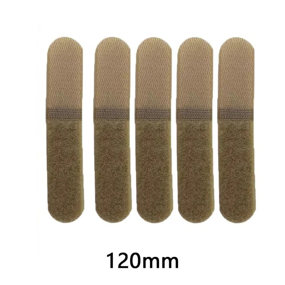 5Pcs High Quality 120/160mm Nylon Straps Hook Loop Fastener Buckle Webbing Cable Ties Fix Cord Zip Ties Outdoor Tool Accessories