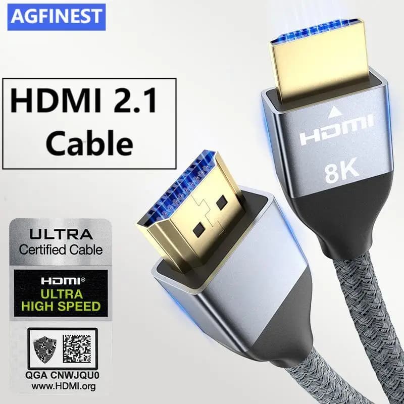 Cavo HDMI 2.1 per Xbox Series 48Gbps 8K60Hz Adattatore compatibile HDMI 4K120HZ Per PS5 ladtop MacBook HDMI 8K Cable1m 2m 3m