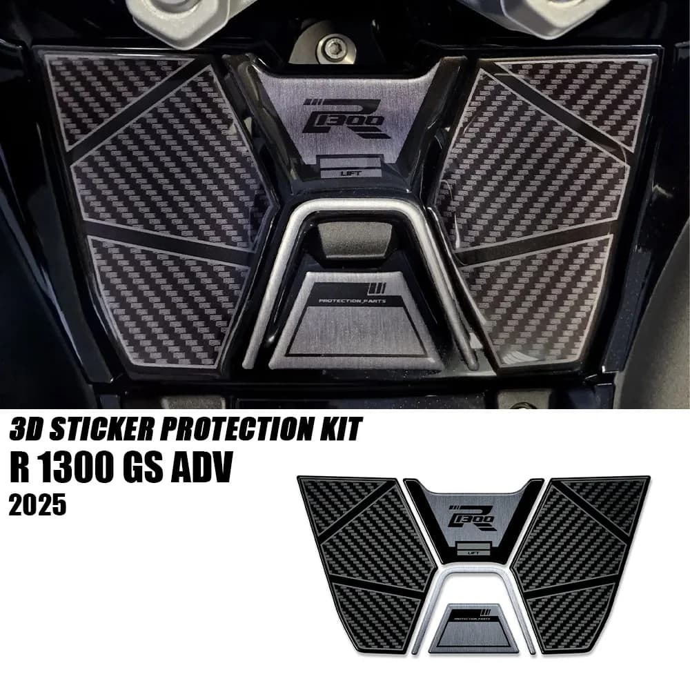 Per R 1300 GS Adventure 2025 Accessori Scatola portaoggetti moto Protezione R1300 GS ADV Portaoggetti Adesivi in gel 3D