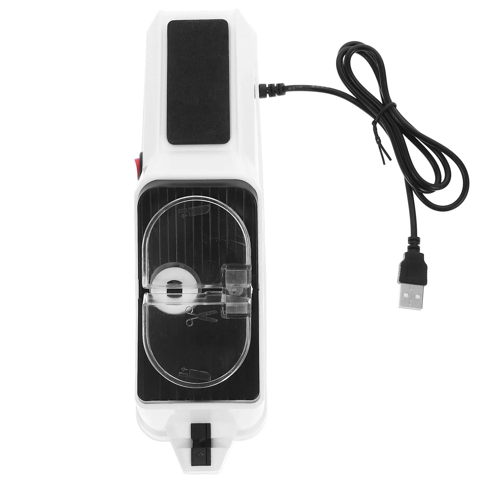 Affilacoltelli Elettrico Ricaricabile USB, Strumento Professionale Multifunzionale per Affilare Coltelli e Forbici